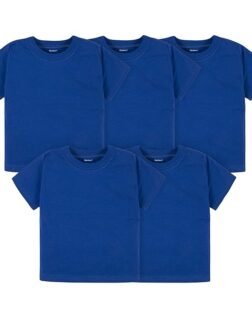 Gerber Baby Toddler 5-Pack Solid Short Sleeve T-Shirts Jersey