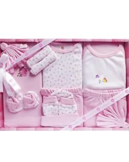 EIO Unisex Kids Cotton Solid Clothing Gift Set -13 Pieces