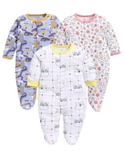 BabyGo Half Sleeve Rompers Combo 100% Cotton for New Born Baby |Romper