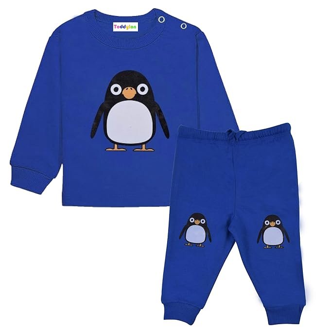 Toddylon Baby Clothing Sets New Born Baby Clothes for Boys and Girls Cotton T-Shirt & Pajama Set | Tees & Pants | Sweatshirt & Jogger | Birthday Gifts