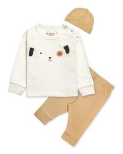 Real Basics Cotton Clothing Sets for Boys & girls - Unisex Clothing sets Full Sleeve T-shirt Pant & Cap