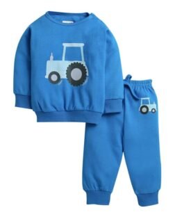 BUMZEE Yellow Boys Full Sleeves Cotton T-Shirt & Jogger Set (Peb9993)
