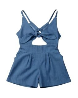 GOOCHEER Toddler Girl Outfit Sleeveless Romper One Piece Jumpsuit Bodysuit Playsuit Summer Clothes