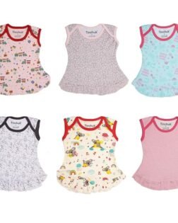 Tinchuk Baby Girl's A-Line Mini Dress(Pack of 6)