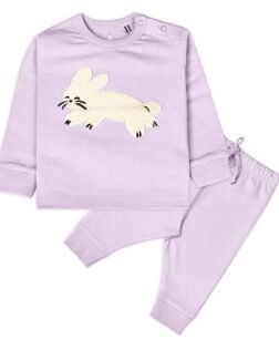 Real Basics Unisex Cotton Fleece Full Sleeve Track Suit for Boys & Girls