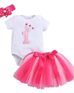 Hopscotch Girl's Cotton Printed Skirt set