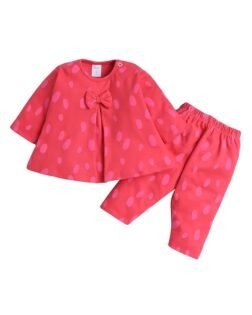 Baby Eli Cotton Full Sleeves Night Suit Set for Baby Girls