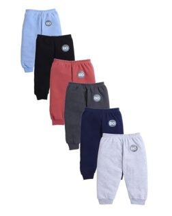 EIO Unisex Cotton Pajama Pants for Boys & Girls Combo Pack | Kids & Baby Soft Sleepwear Pyjamas Combo Pack | Toddler Breathable Nightwear Bottoms