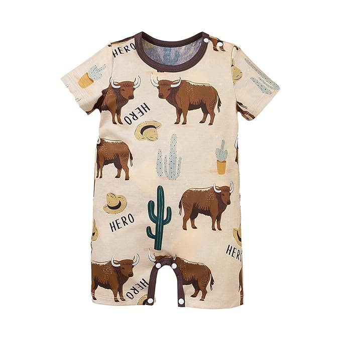 ATORSE™ Infants Summer Button Jumpsuit for Casual Family Gathering 9 to 12 Months|Clothing, Shoes & Accessories