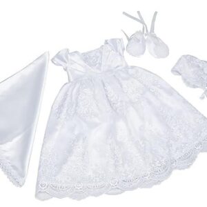 White Christening Dress for Babies JBCD2104005